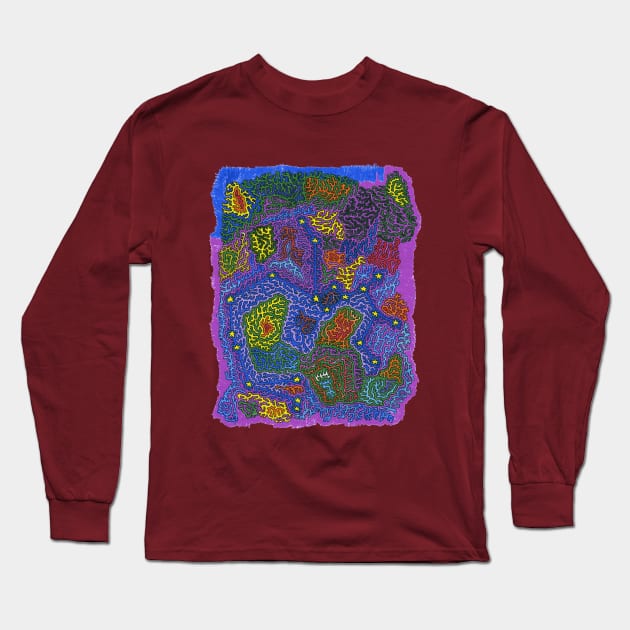 Constellation Sagittarius Long Sleeve T-Shirt by NightserFineArts
